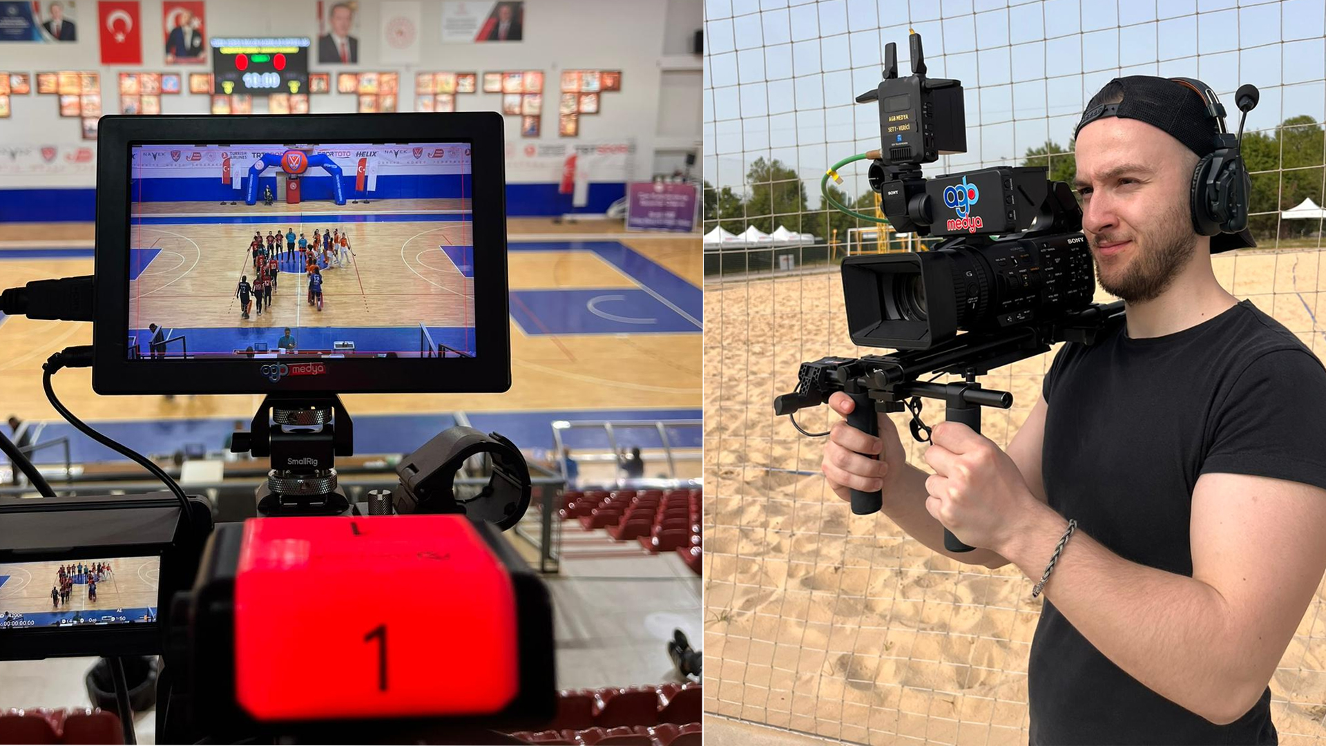 Professional Sports Live Broadcast